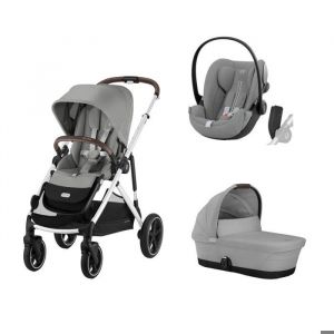CYBEX - Poussette TRIO Gazelle S SLV Nacelle + Cloud G Stone Grey