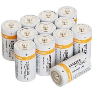 Image de Amazon Basics Lot de 12 piles alcalines de type C
