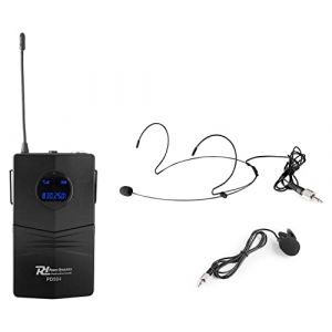 Power Dynamics PD504BP Kit micro transmetteur audio sans fil PD504 - Micro-cravate, micro sans fil, jack 3,5mm, idéal pour les présentations ou discours lors de réunions, interview