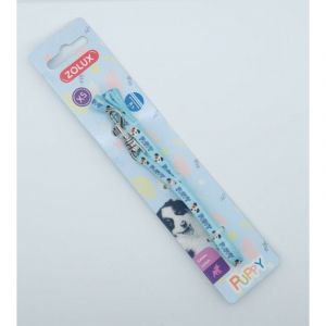 Image de Zolux Laisse PUPPY MASCOTTE. 8 mm . longueur 1,20 m. couleur bleu. pour chiots