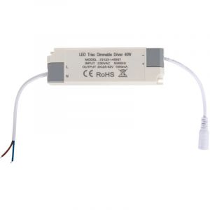 Panneau LED 120x30 cm Dimmable 40W 4000lm 3000K Dimmable TRIAC Individuel Blanc chaud