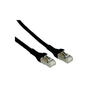 Image de BTR Netcom 1308453000-E - C&acirc;ble de raccordement RJ45 cat.6A S/FTP noir 3m