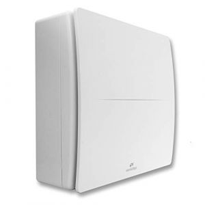 Extracteur d'air centrifuge pour conduit refoulement long QX &Oslash;80 mm - Commande: D&eacute;tection humidit&eacute; + minuterie