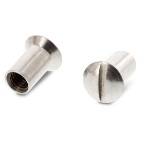 Ecrou douille t&ecirc;te frais&eacute;e bomb&eacute;e fendus A4 6 x 15 mm SCHAFER + PETERS 906146 15