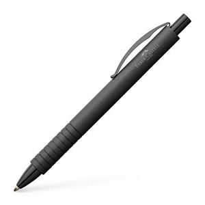 Faber-Castell Stylo &agrave; bille Essentio Aluminium, noir