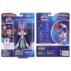 The Noble Collection Space Jam: A New Legacy Bugs Bunny BendyFig 7.5 Inch Action Figure