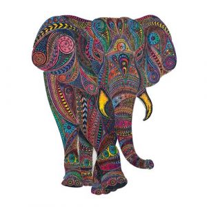 Puzzle en bois - L’Eléphant Impérial - Creatifwood