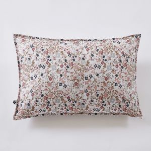 Housse de coussin 40 x 60 cm polyester imprim&eacute; + enduction Capucine pampa