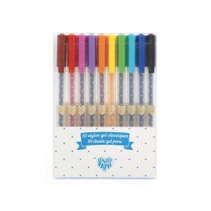 Djeco Stylos Gel Lovely Paper - Classique - 10 pcs