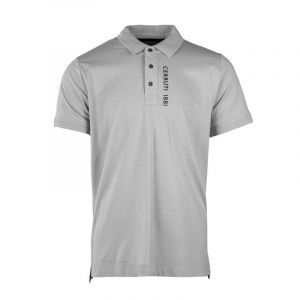 Cerruti Polo En Coton Velino Logo Brod&eacute; Vertical Homme