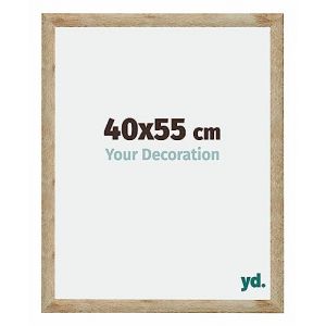 Your Decoration - 40x55 cm - Cadres Photo en mdf Avec Verre acrylique - Anti-Reflet - Excellente Qualité - Or - Cadre Decoration Murale - Catania.