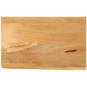 VidaXL Dessus De Table À Bord Vivant 40x30x3,8 Cm Bois Massif Manguier