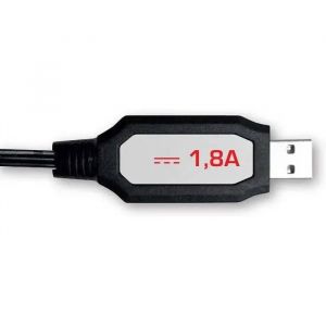 Carrera 370600054 - Cable de Charge USB 1A Para LiFePo4 6,4V