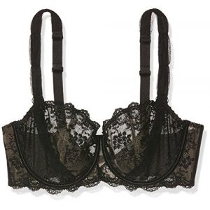 Image de Aubade Soutien-gorge corbeille dentelle et drapé à l'Amour noir