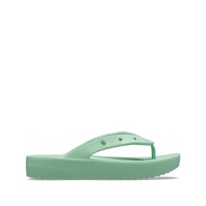 Crocs Tongs classiques pour femme | Sandales compensées à plateforme, Pierre de jade., 37 EU