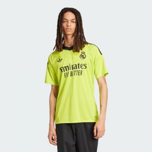 Adidas Real Madrid 3ème Maillot de Gardien Domicile 2024/25, pointure Medium - ['Jaune'] - Taille Medium