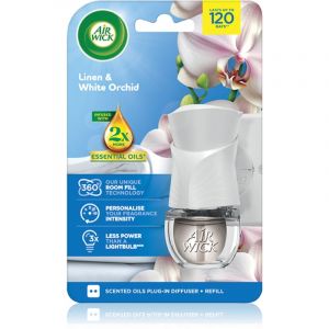 Air Wick Linen & White Orchid ambientador el&eacute;ctrico con recarga 19 ml