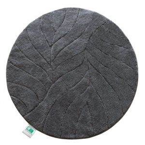 Tapis de bain Maris Tapis de bain rond Gris foncé 120 cm de diamètre