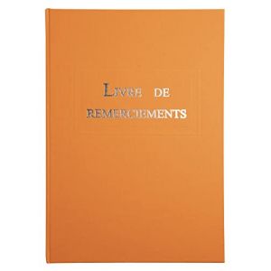 Exacompta Livre De Remerciement De 96 Pages En Orange