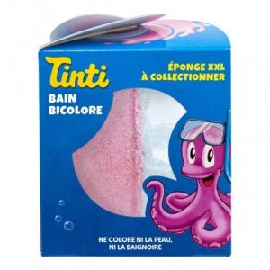 Tinti Boule de Bain Bicolore - Amusement pour le bain des Enfants - Jouet de Bain avec Colorants Naturels et BIO pour l'Eau - Testées Dermatologiquement