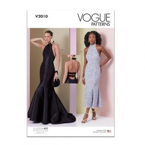 Vogue Patterns Lot de patrons de couture Code V2010, papier, multicolore, tailles 34-36-38-40-42