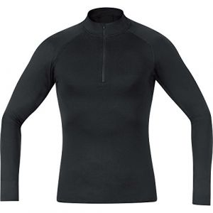 Gore Sweat-shirt Sous-maillot manches longues 1/4 zip M Thermo Noir - Taille EU XXL