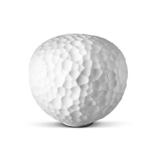 Artemide Lampes de table METEORITE-Lampe &agrave; Poser Verre &Oslash;15cm Blanc