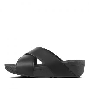 FitFlop Sandales cuir femme Lulu Cross Slide