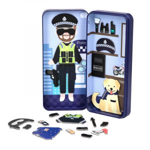 MIEREDU - BOITE DE PUZZLE MAGNETIQUE - OFFICIER DE POLICE