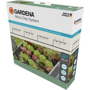 Gardena Syst&egrave;me micro-drip Syst&egrave;me d'irrigation &agrave; l'irrigation lit / lit sur&eacute;lev&eacute; (35 plantes)