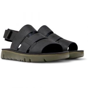 Camper Pour homme. Sandales en cuir Sandales Oruga noir