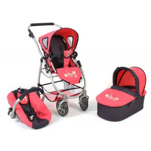 Bayer Chic Emotion All In 3 en 1 - Poussette combin&eacute;e 3 en 1 pour poupon