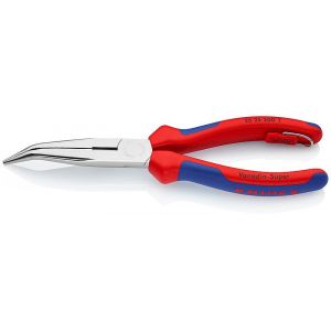 Knipex Pince demi-ronde avec tranchant avec oeillet de fixation 200 mm - 26 25 200 T BK