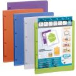 Elba Classeur personnalisable 4 anneaux transparence (dos 2 cm)