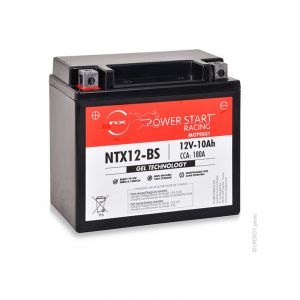 Nx Batterie moto Gel YTX12-BS / FTX12-BS / NTX12-BS 12V 10Ah