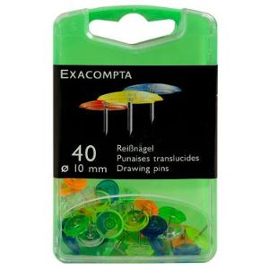 Exacompta Boîte de 40 punaises (10 mm)
