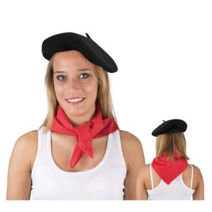 Ruedelafete B&eacute;ret noir en laine