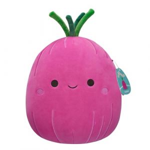 Squishmallows SQCR07268 – Azizbek l'oignon Rouge 30 cm, Peluche Officielle Jazwares, Doudou Super Doux