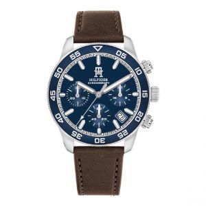 Tommy Hilfiger Montre Th85 Chrono Bleu
