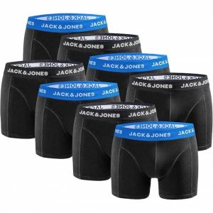 Jack & Jones Boxer Hommes Boxer-short Paquet de 8 Noir 12259926-2-8