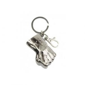 Porte cl&eacute; Hulk poing m&eacute;tallique