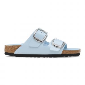 Birkenstock Sandales en cuir suédé naturel à grosse boucle Arizona