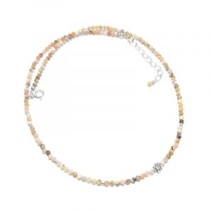Andréa Chéreau - Collier Opale Rose Abaeté Argent 925
