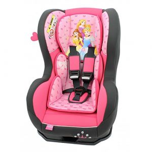 Image de mycarsit Siège auto Disney Princess groupe 0+/1 avec protections latérales, cale tête et assise rembourrés