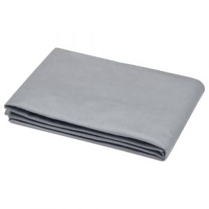 LOVELY CASA Housse de couette -Taille 140x200 cm - 100% coton certifi&eacute; Oeko-Tex - Couleur Souris -Mod&egrave;le Eden - Linge de Lit pour Maison - Doux et Confortable - Id&eacute;al lit simple - 1 personne - Mixte