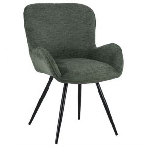 Happy Garden Chaise En Chenille Verte Eva