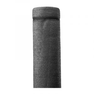 Brise vue 350 g/m² occultation élevée H1m03 - Longueur en mètres : 5 - Gris anthracite