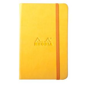 Image de Rhodia 118736C Rhodiarama jonquille A5 - Webnotebook format 14,8 x 21 cm 192 pages