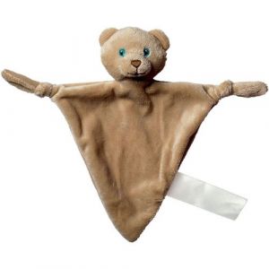 Mbw - Doudou b&eacute;b&eacute; peluche nounours 60314 marron clair