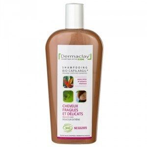 Dermaclay Shampooing Bio EXTRA DOUCEUR Fragiles et Délicats  (Argile ROSE) 400 ml